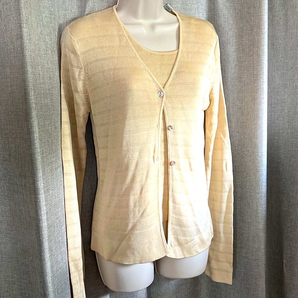 Two piece cardigan set